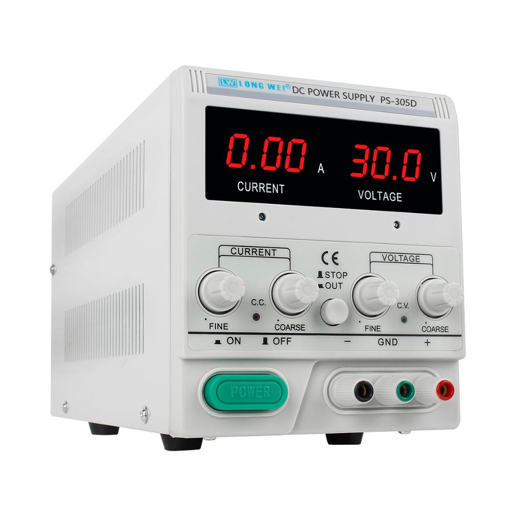 Linear Lab Power Supply Adjustable - LW PS-305D 30V 5A 150W調整可能な実験室用安定化LEDデジタルディスプレイ可変リニアDC電源（携帯電話修理用）