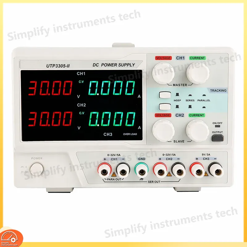 Linear Lab Power Supply Adjustable - 高精度調整可能なDC電源 32V 5A リニア安定化電源 携帯電話修理、ラボベンチテスト用