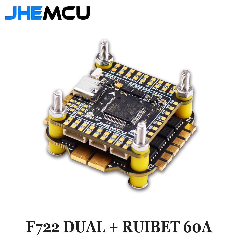 Fpv Flight Controller F7 Stack 60A - Jhemcu F7 スタック F722 デュアル フライト