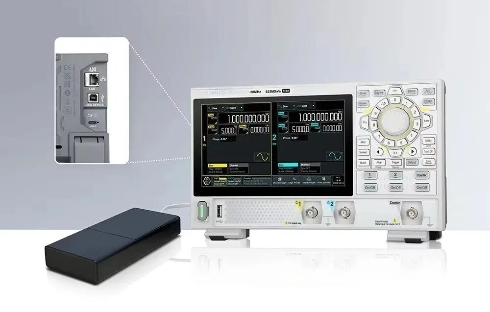 Function Arbitrary Waveform Generator - DG822 Pro 任意波形発生器 25MHz 2チャンネル機能信号源 テストベンチ用測定器