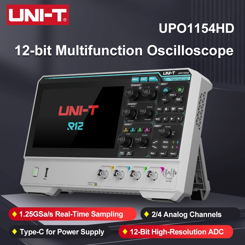 Signal Generator Spectrum Analyzer - UNI-T UPO1154HD UPO1082HD オシロスコープ 高解像度タッチ式蛍光オシロスコープ 12ビット波形レート