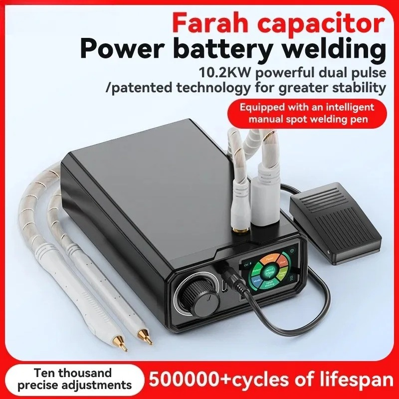 Spot Welder 18650 Battery Pack - UK3 10000mAh ポータブルバッテリースポット溶接機 – 18650バッテリーパックとニッケルストリップ用DIYハンドヘルド溶接機