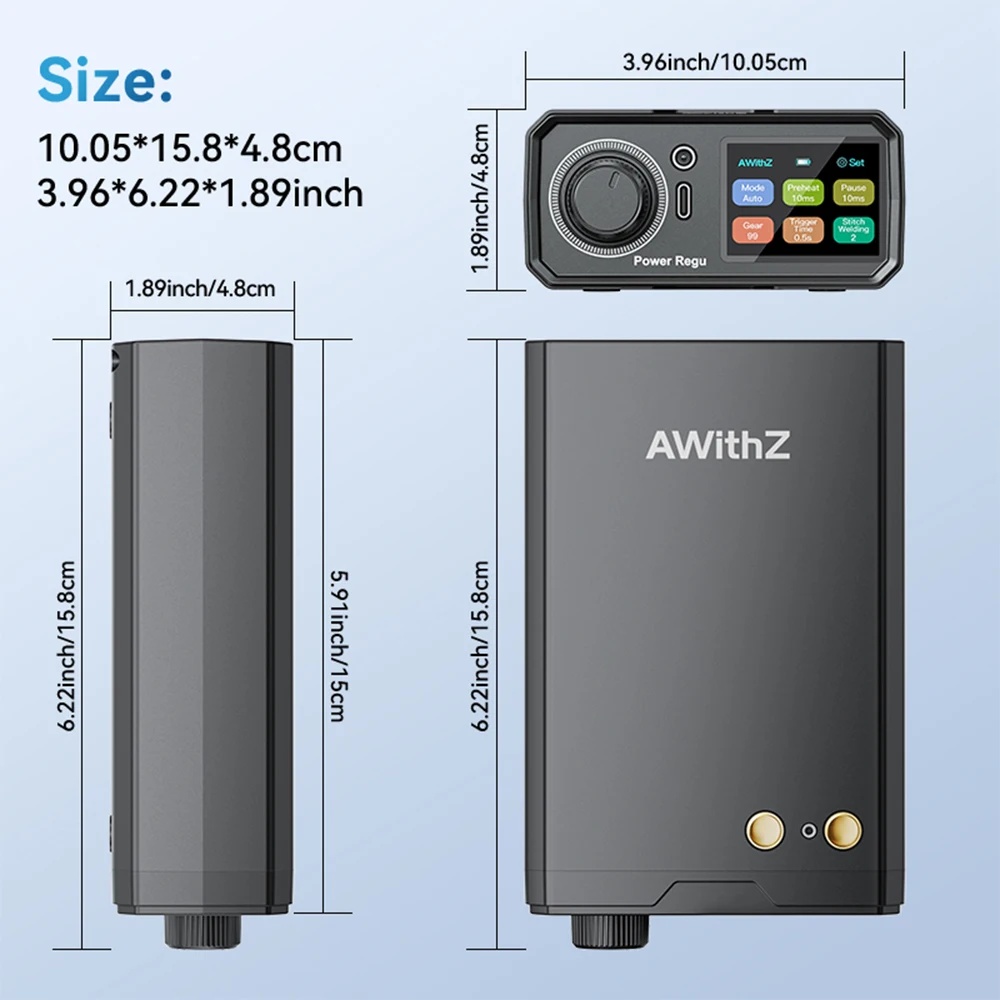 Spot Welder 18650 Battery Pack - Awithz UK3 ポータブルバッテリースポット溶接機 DIYミニ溶接機 18650リチウムバッテリーパック溶接ツール 10000mah