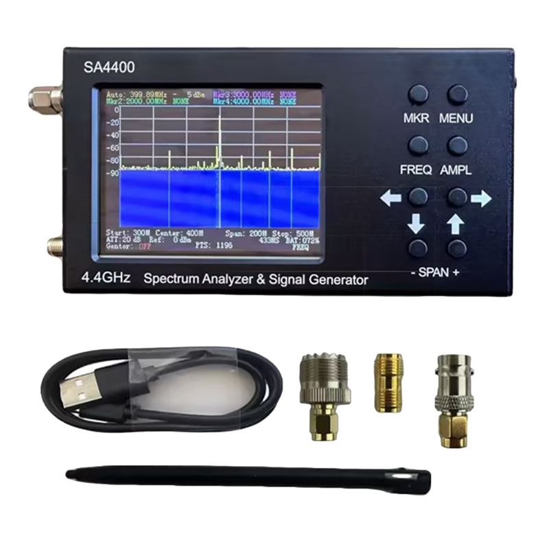 Signal Generator Spectrum Analyzer - AT05-新製品 4.4GHz SA4400 スペクトラムアナライザー＆シグナルジェネレーター ハンドヘルド型スペクトラムアナライザー Wifi