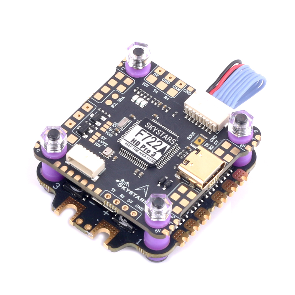 Fpv Flight Controller F7 Stack 60A - SKYSTARS F7 フライトコントローラー & AM32 45A/60A