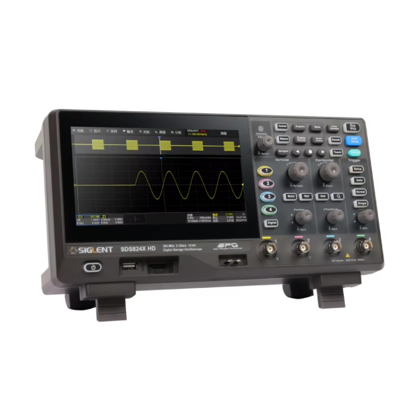Digital Storage Oscilloscope 100Mhz - SIGLENT SDS802XHD/SDS812XHD O スコープ デジタルストレージオシロスコープ 12ビット