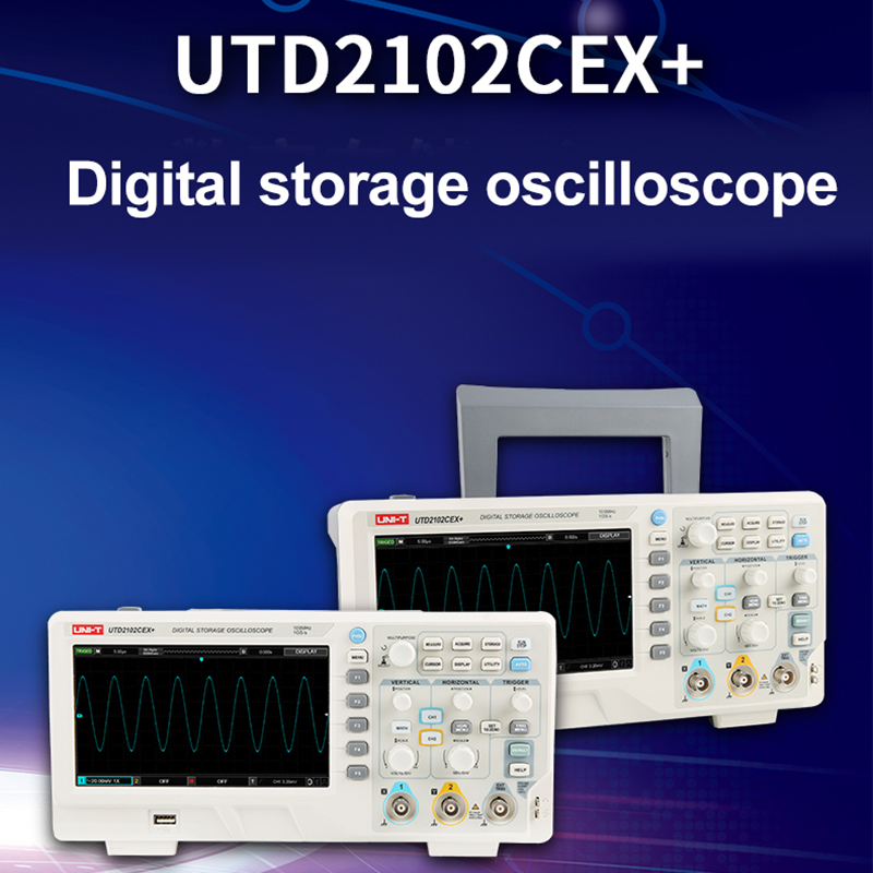 UNI-T UTD2102CEX + デジタル · ストレー - Digital Storage Oscilloscope 100Mhz のレビューと価格