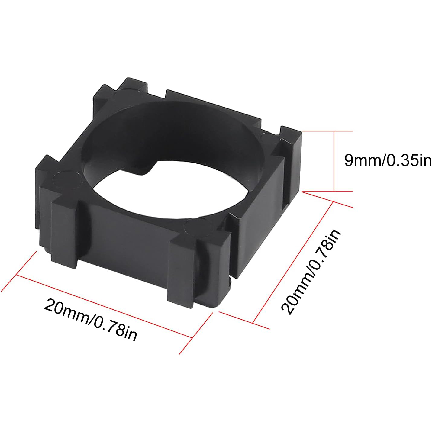 100個 18650バッテリーホルダー プラスチック製セルス - Spot Welder 18650 Battery Pack のレビューと価格