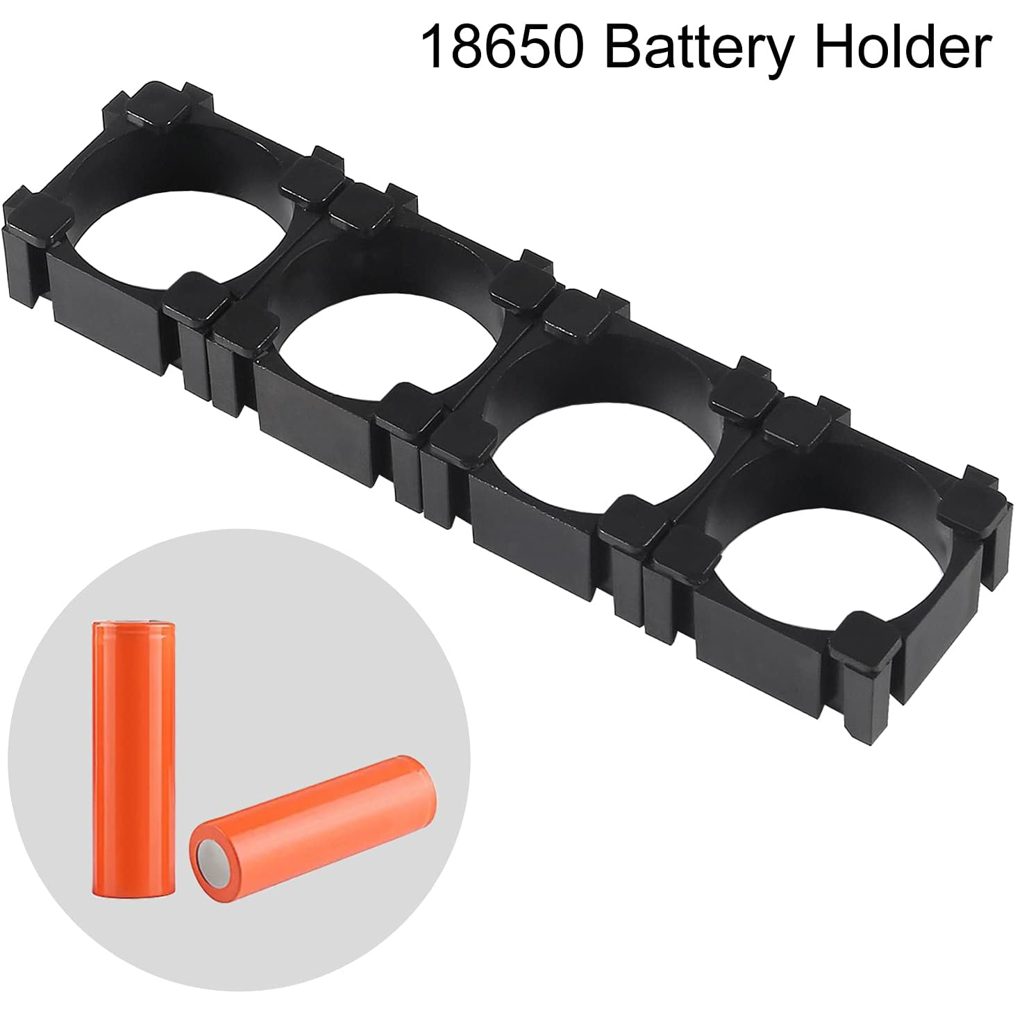 100個 18650バッテリーホルダー プラスチック製セルス - Spot Welder 18650 Battery Pack のレビューと価格