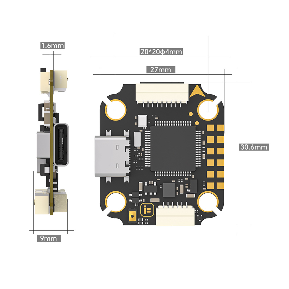 IFlight Borg F7 Mini Stack Bor - Fpv Flight Controller F7 Stack 60A のレビューと価格