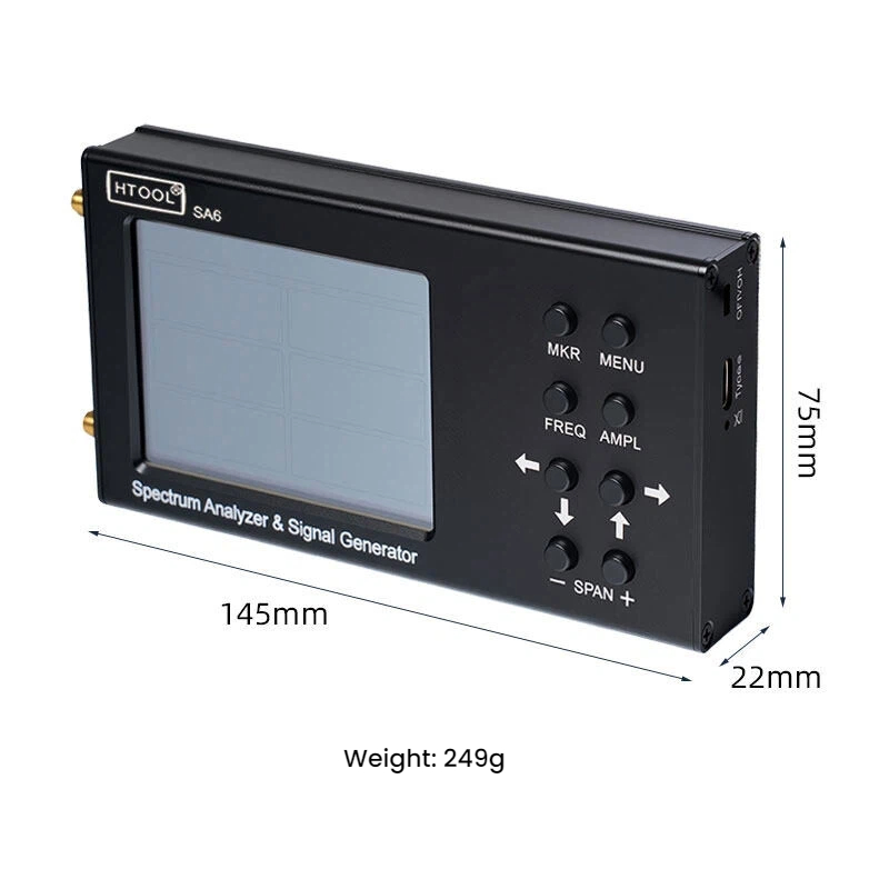 ハンドヘルドスペクトラムアナライザー 35MHz-6.2GH - Signal Generator Spectrum Analyzer のレビューと価格