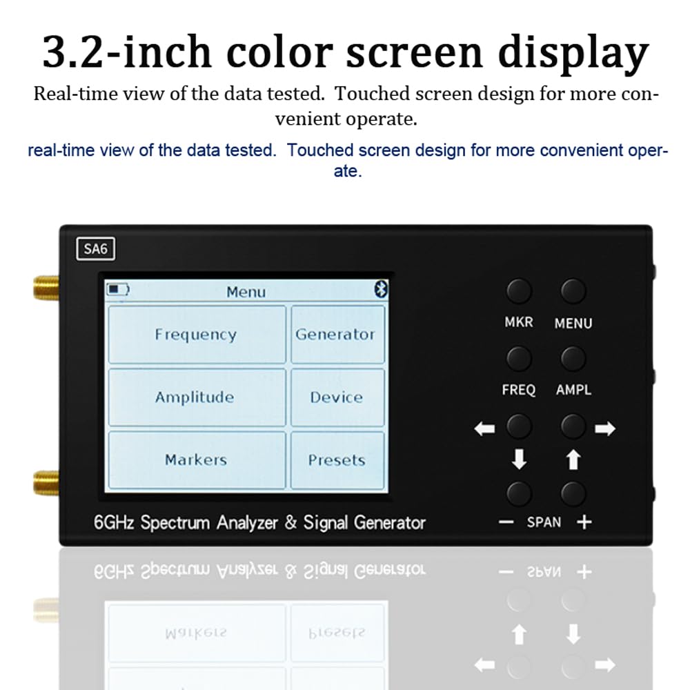 ハンドヘルドスペクトラムアナライザー 35MHz-6.2GH - Signal Generator Spectrum Analyzer のレビューと価格