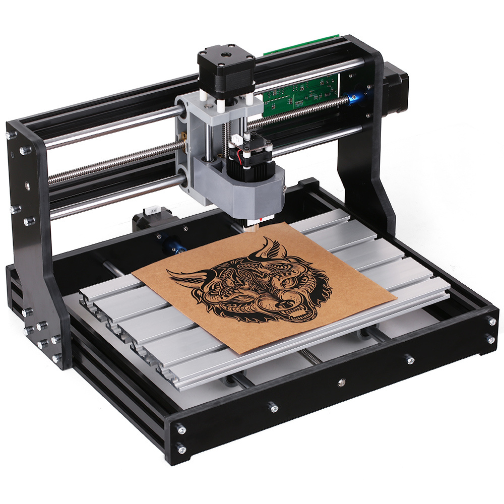 CNC 3018 PRO レーザー彫刻機 木工CNCルーター - Mini Laser Engraver Cnc Router のレビューと価格