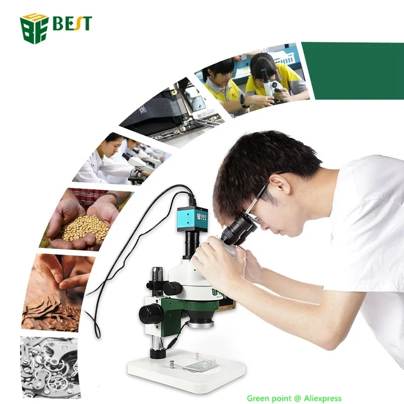 ZS7045 シリーズステレオデジタルズーム三眼顕微鏡 BE - Stereo Trinocular Microscope Pcb のレビューと価格
