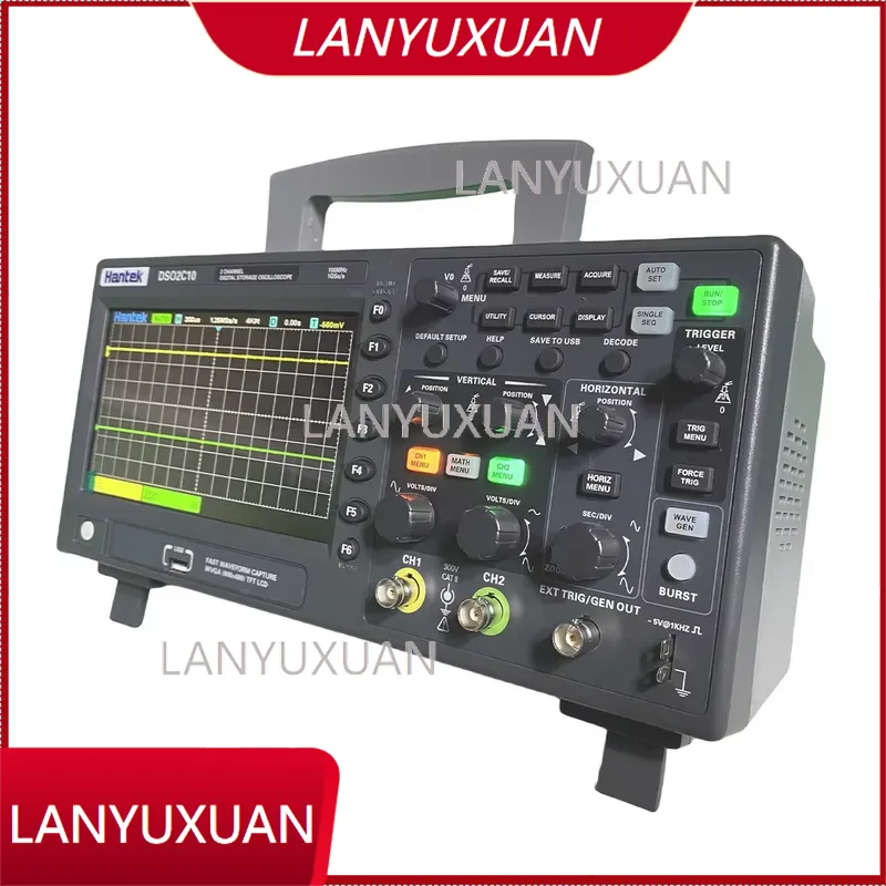 Hantek DSO2C10 デジタルストレージオシロスコー - Digital Storage Oscilloscope 100Mhz のレビューと価格