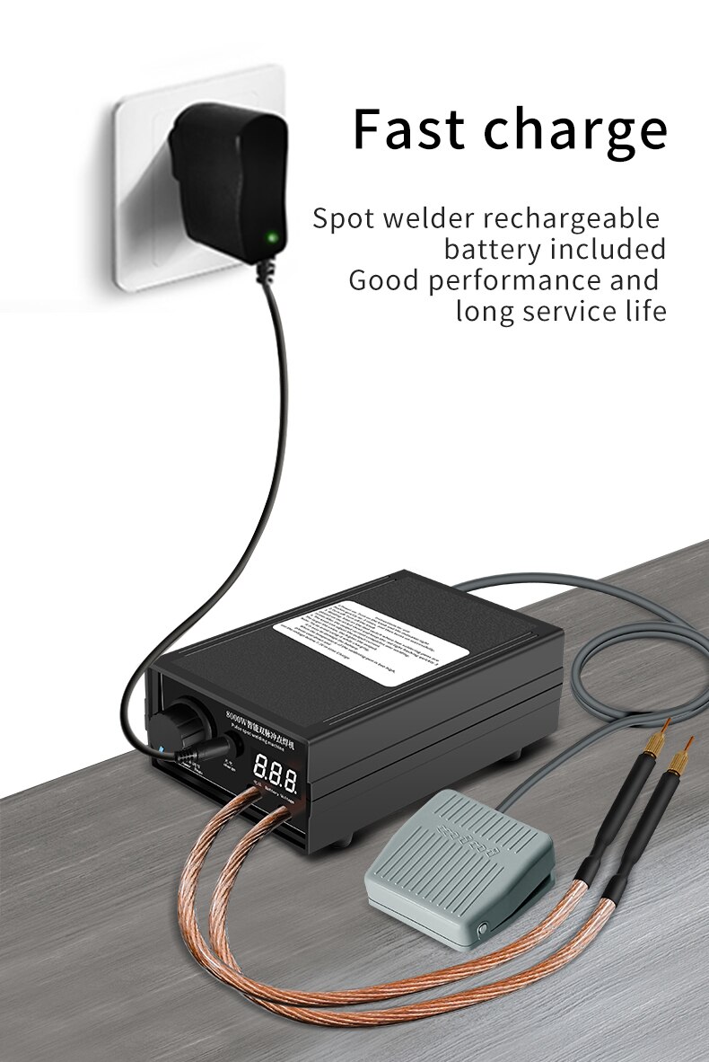 8000W ミニスポット溶接機キット DIY 自動 1865 - Spot Welder 18650 Battery Pack のレビューと価格