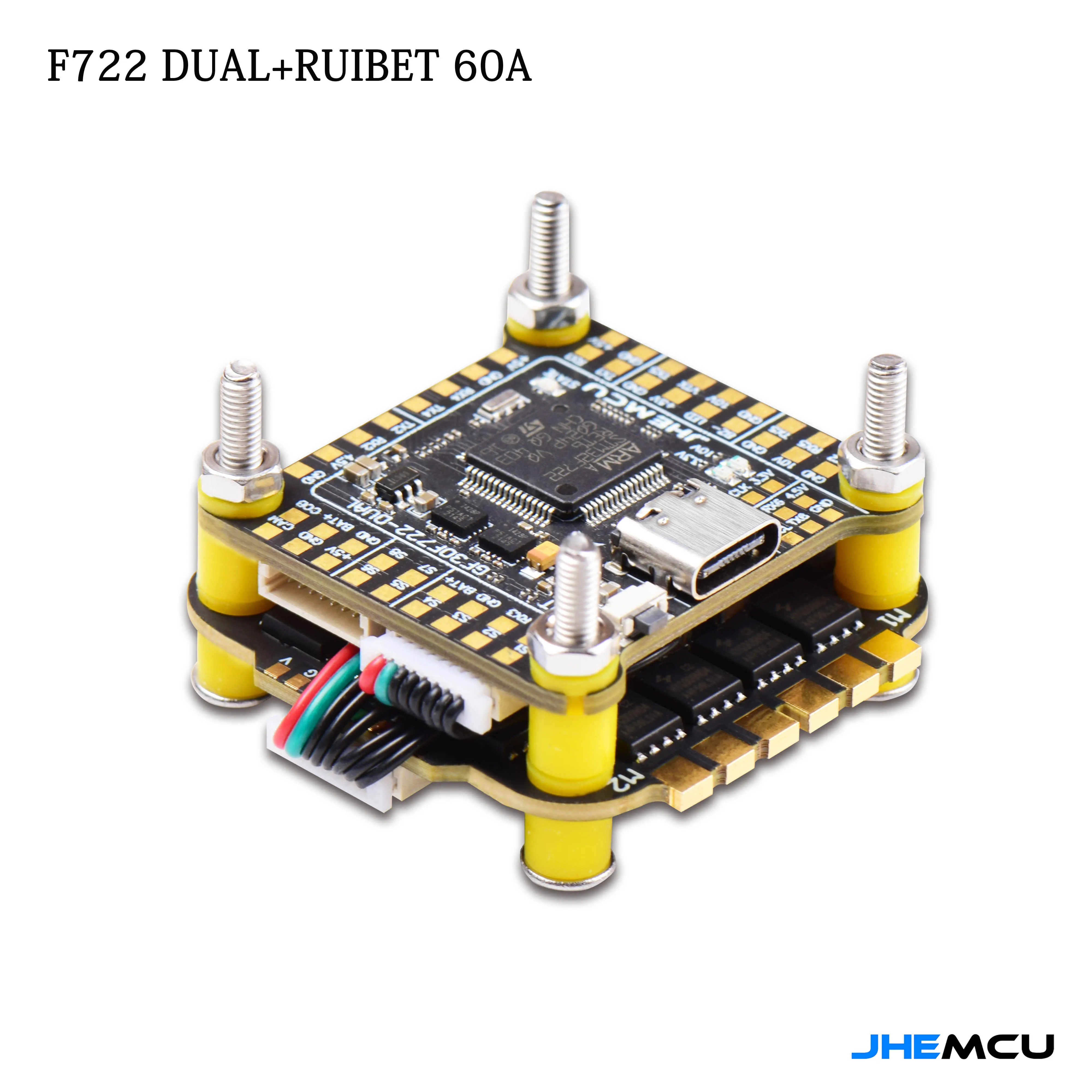 UniFlyJHEMCU F7 スタック F722 デュアル - Fpv Flight Controller F7 Stack 60A のレビューと価格