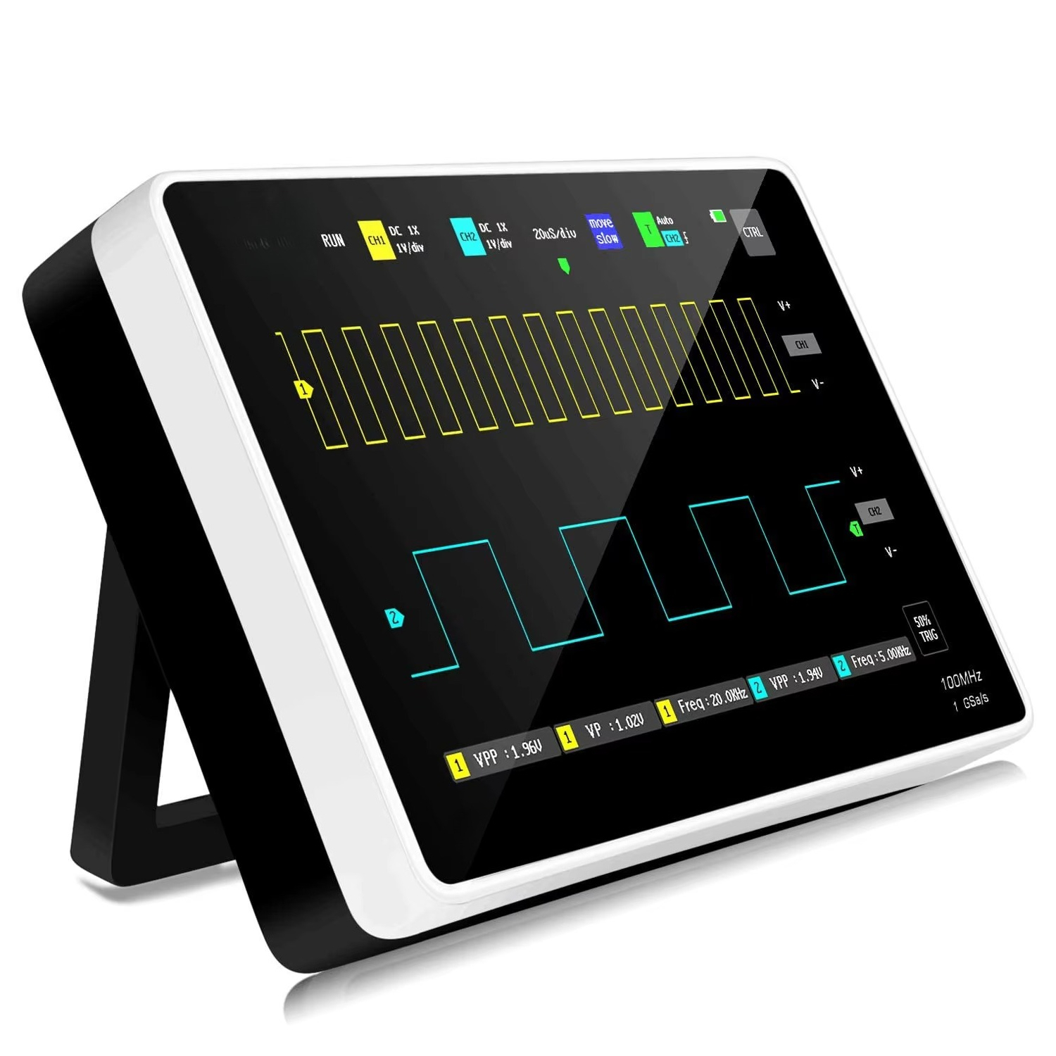 ポータブルデジタルストレージオシロスコープキット 2チャンネ - Digital Storage Oscilloscope 100Mhz のレビューと価格