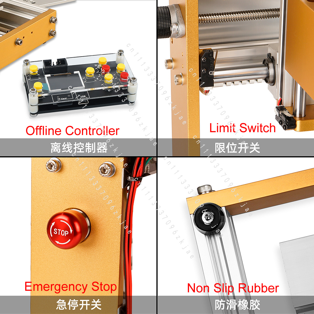 オフライン式アルミニウム製ミニCNCルーター3018、レーザ - Mini Laser Engraver Cnc Router のレビューと価格